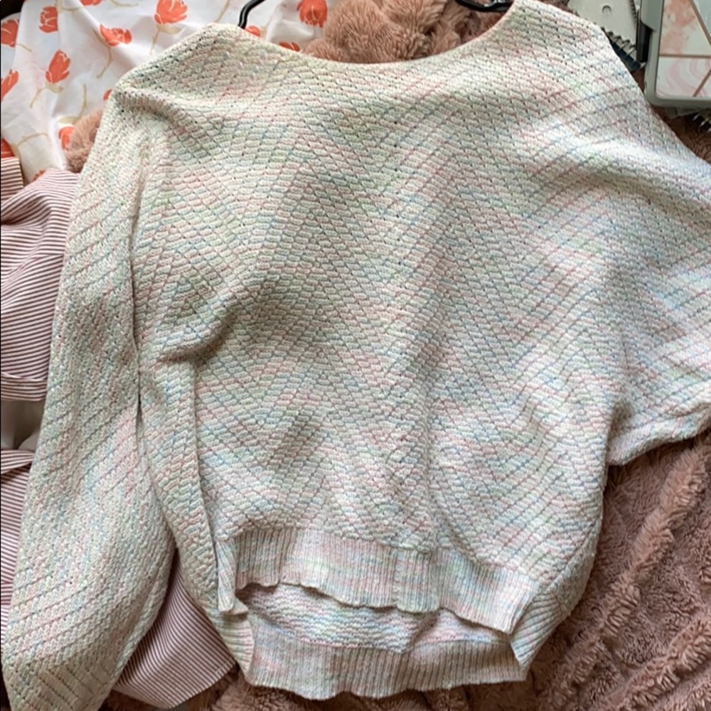 Oversized knitted shirt !